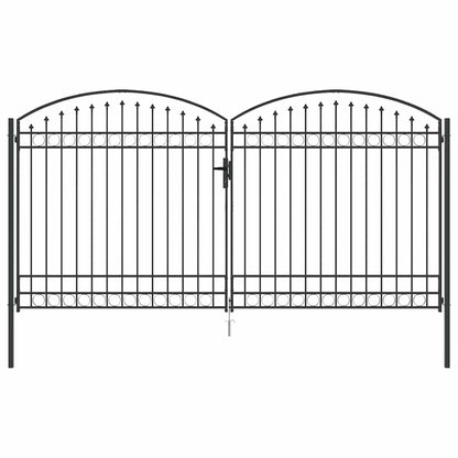 Zaun tor Sonstiges Grau 400 x 200 cm Stahl
