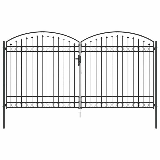 Zaun tor Sonstiges Grau 400 x 200 cm Stahl