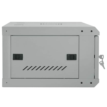 Netzwerkschrank mit Speicher Grau 60 x 45 x 28 cm Stahl