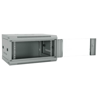 Netzwerkschrank mit Speicher Grau 60 x 45 x 35 cm Stahl
