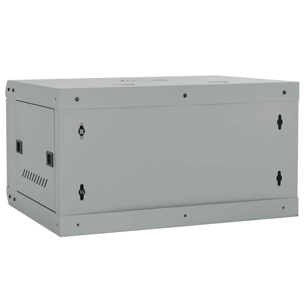 Netzwerkschrank mit Speicher Grau 60 x 45 x 35 cm Stahl