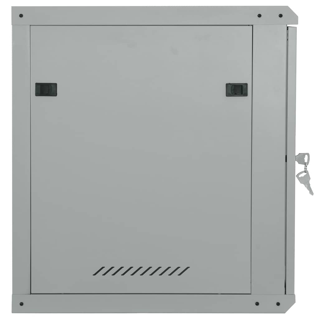 Netzwerkschrank mit Speicher Grau 60 x 60 x 50 cm Stahl