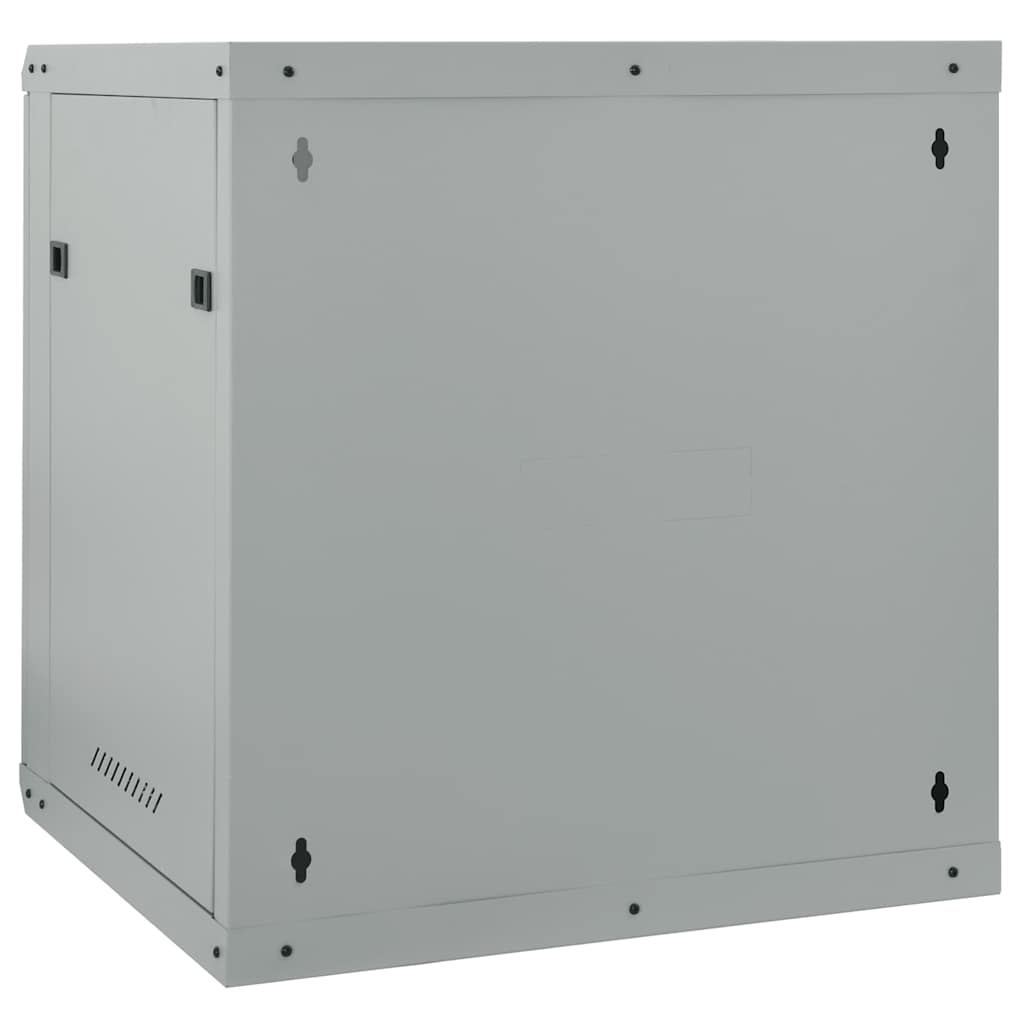 Netzwerkschrank mit Speicher Grau 60 x 60 x 65 cm Stahl