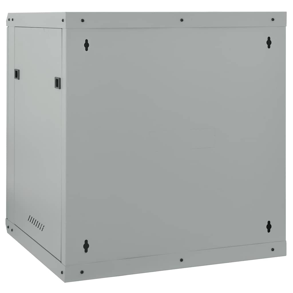 Netzwerkschrank mit Speicher Grau 60 x 45 x 65 cm Stahl