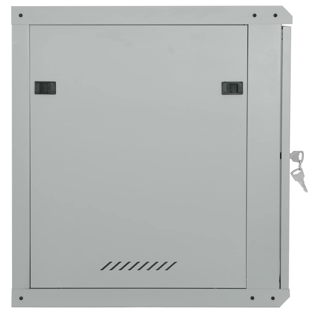 Netzwerkschrank mit Speicher Grau 60 x 45 x 65 cm Stahl