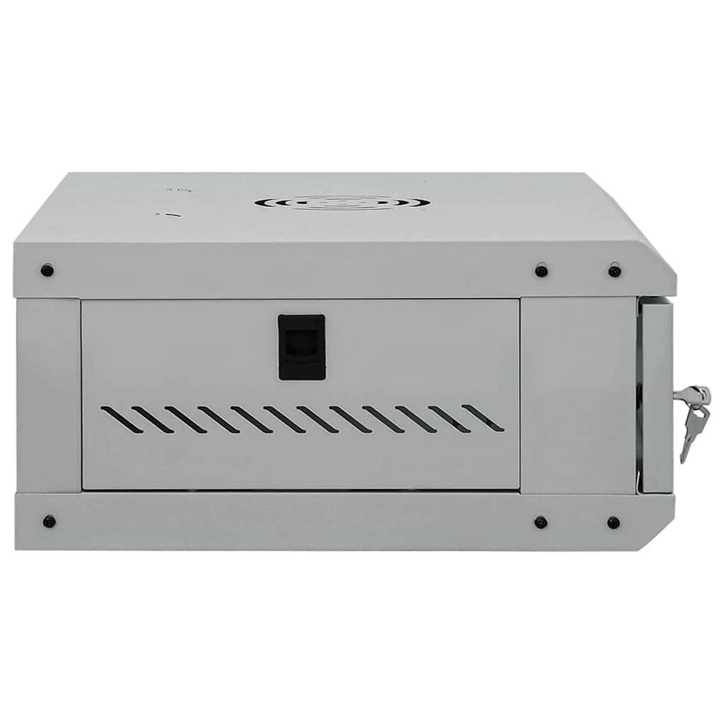 Netzwerkschrank mit Speicher Grau 53 x 45 x 21 cm Stahl