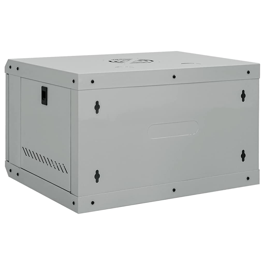 Netzwerkschrank mit Speicher Grau 53 x 45 x 30 cm Stahl