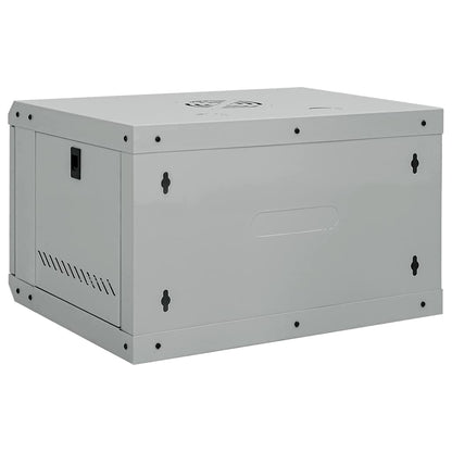 Netzwerkschrank mit Speicher Grau 53 x 45 x 30 cm Stahl