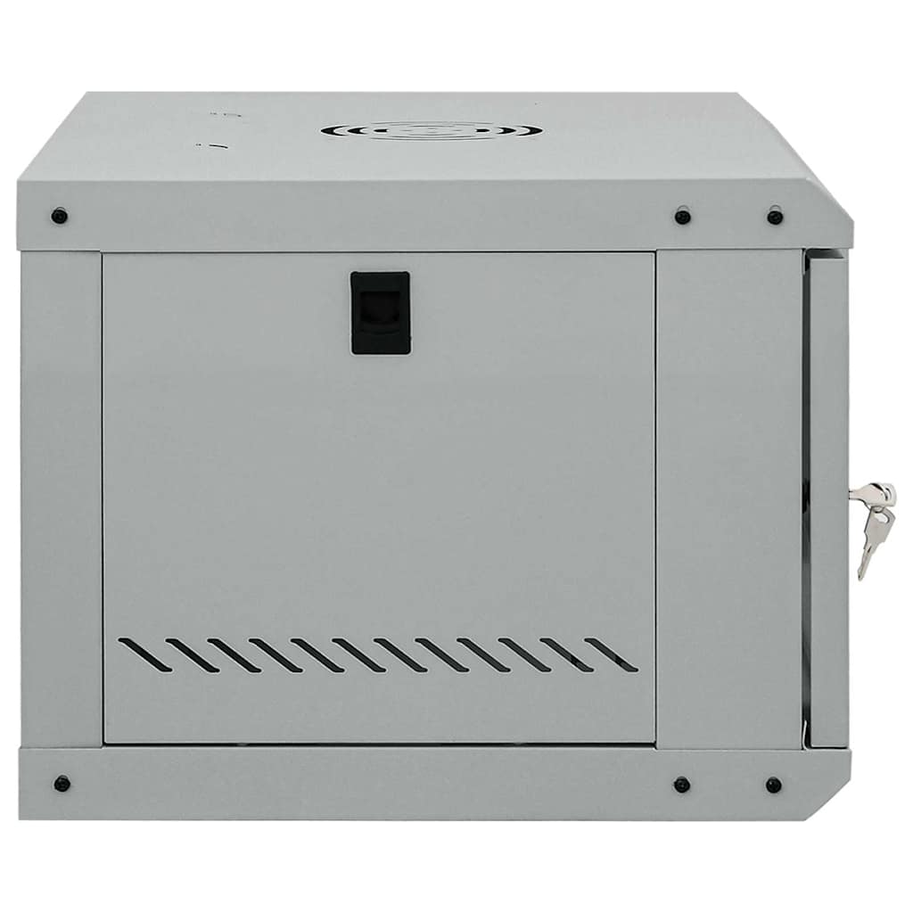 Netzwerkschrank mit Speicher Grau 53 x 45 x 30 cm Stahl