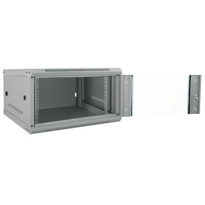 Netzwerkschrank mit Speicher Grau 53 x 60 x 30 cm Stahl
