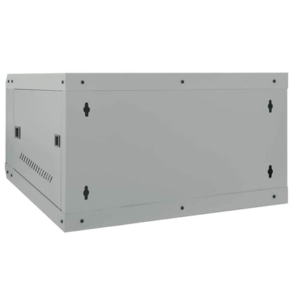 Netzwerkschrank mit Speicher Grau 53 x 60 x 30 cm Stahl