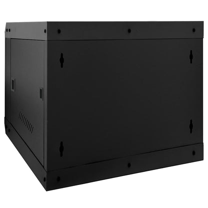 Netzwerkschrank mit Speicher Schwarz 53 x 60 x 45 cm Stahl