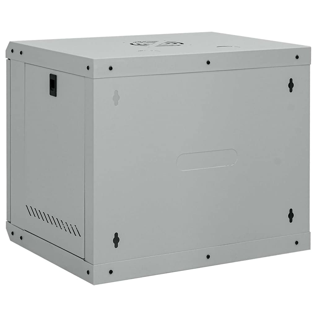 Netzwerkschrank mit Speicher Grau 53 x 45 x 45 cm Stahl