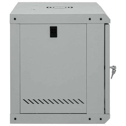 Netzwerkschrank mit Speicher Grau 53 x 45 x 45 cm Stahl