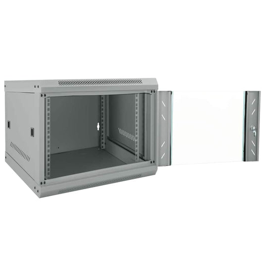 Netzwerkschrank mit Speicher Grau 53 x 60 x 45 cm Stahl