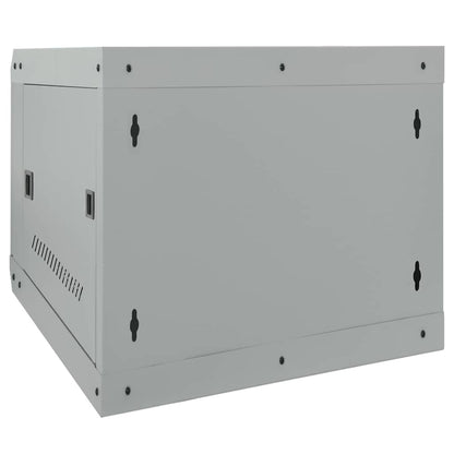 Netzwerkschrank mit Speicher Grau 53 x 60 x 45 cm Stahl