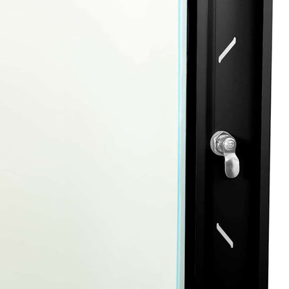 Netzwerkschrank mit Speicher Schwarz 53 x 45 x 60 cm Stahl