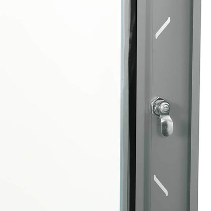 Netzwerkschrank mit Speicher Grau 53 x 45 x 60 cm Stahl