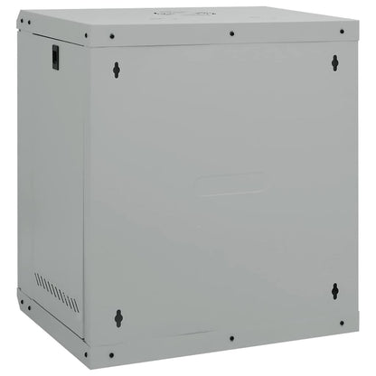 Netzwerkschrank mit Speicher Grau 53 x 45 x 60 cm Stahl