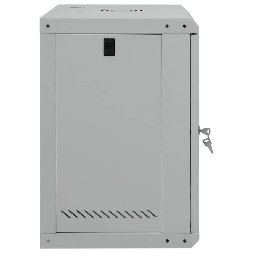 Netzwerkschrank mit Speicher Grau 53 x 45 x 60 cm Stahl