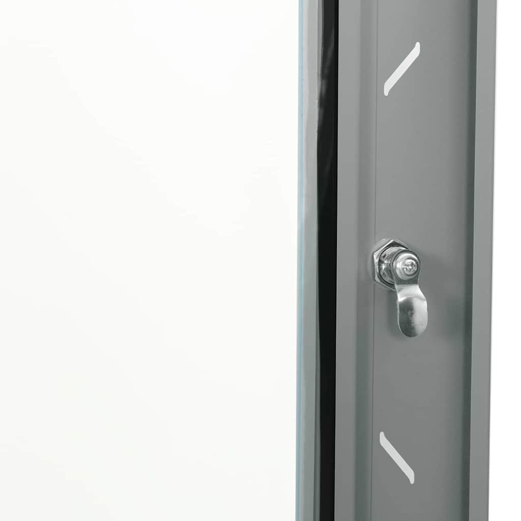 Netzwerkschrank mit Speicher Grau 53 x 60 x 60 cm Stahl