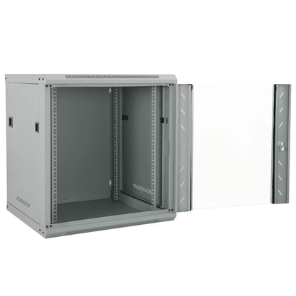 Netzwerkschrank mit Speicher Grau 53 x 60 x 60 cm Stahl