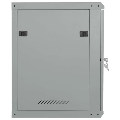Netzwerkschrank mit Speicher Grau 53 x 60 x 60 cm Stahl