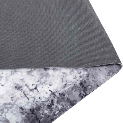 Küchen Teppich Grau 150 x 45 cm Samt