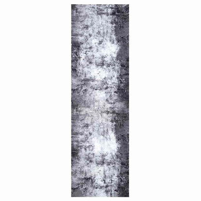 Küchen Teppich Grau 150 x 45 cm Samt