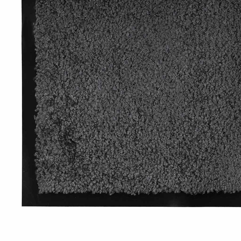 Fußmatte Anthrazit 40 x 60 cm Teddystoff