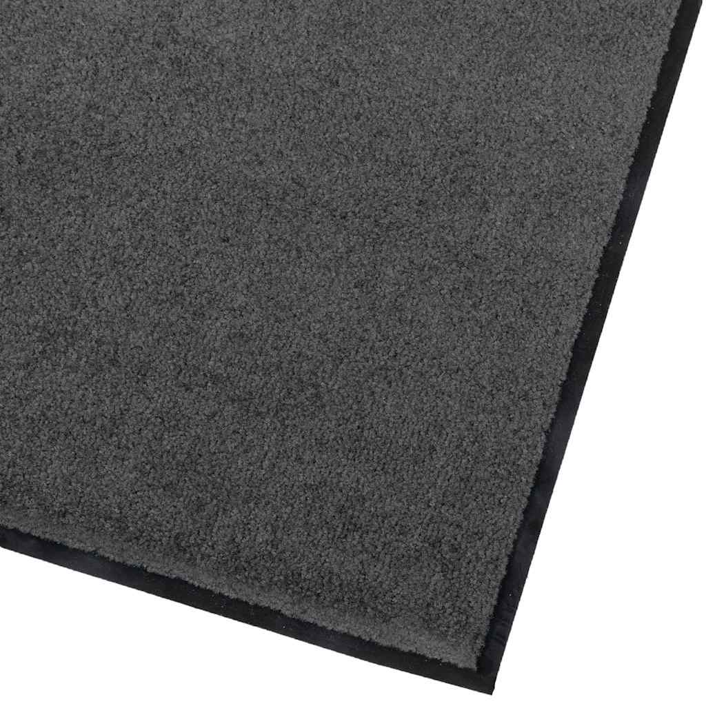 Fußmatte Anthrazit 60 x 80 cm Teddystoff