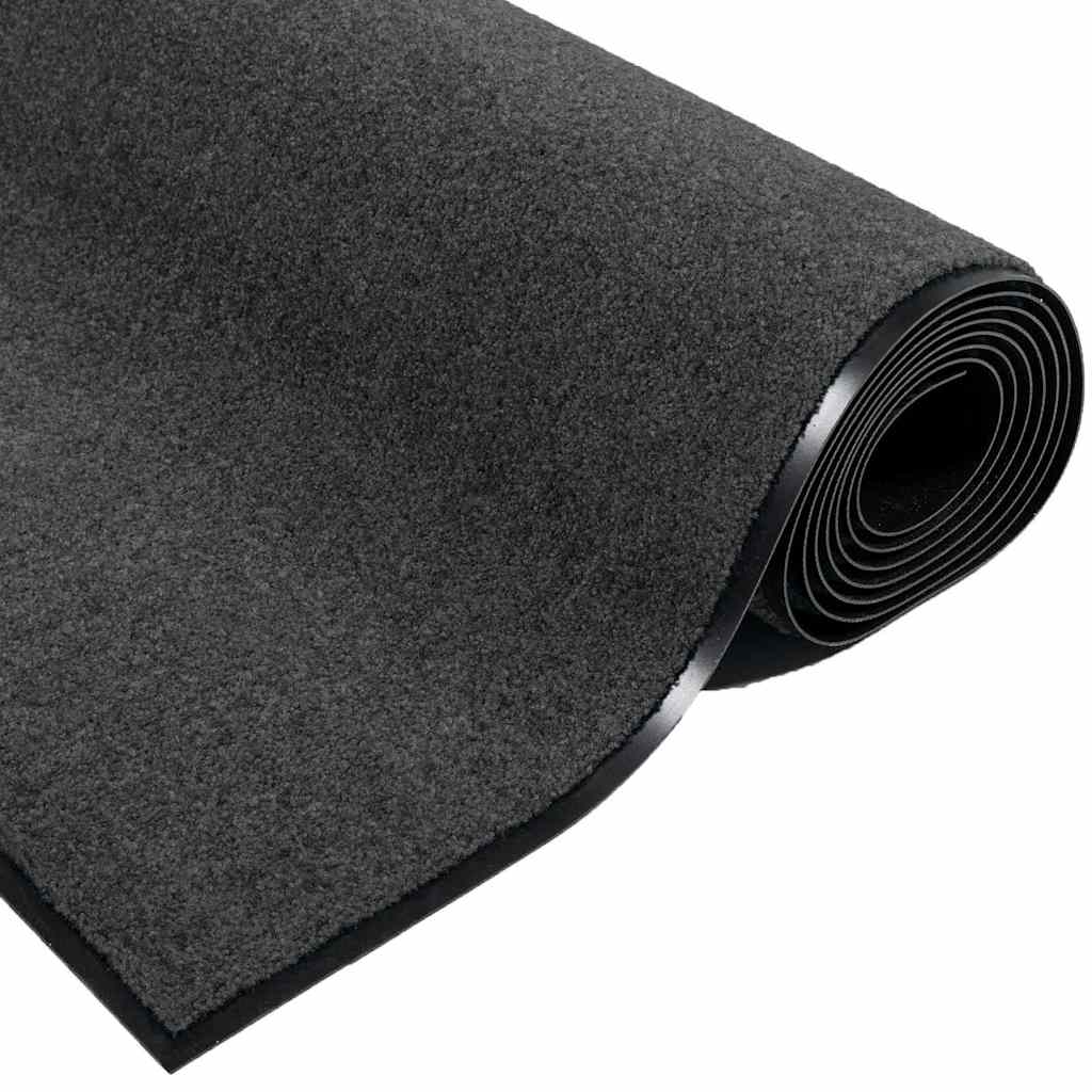 Fußmatte Anthrazit 60 x 80 cm Teddystoff