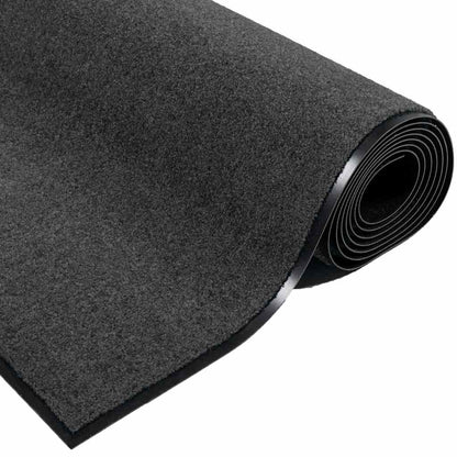 Fußmatte Anthrazit 60 x 80 cm Teddystoff