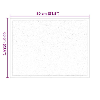 Fußmatte Anthrazit 60 x 80 cm Teddystoff