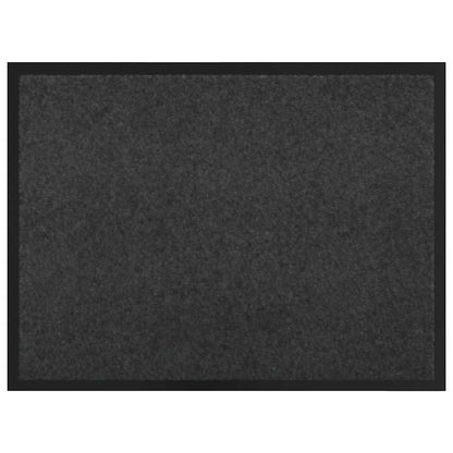 Fußmatte Anthrazit 60 x 80 cm Teddystoff