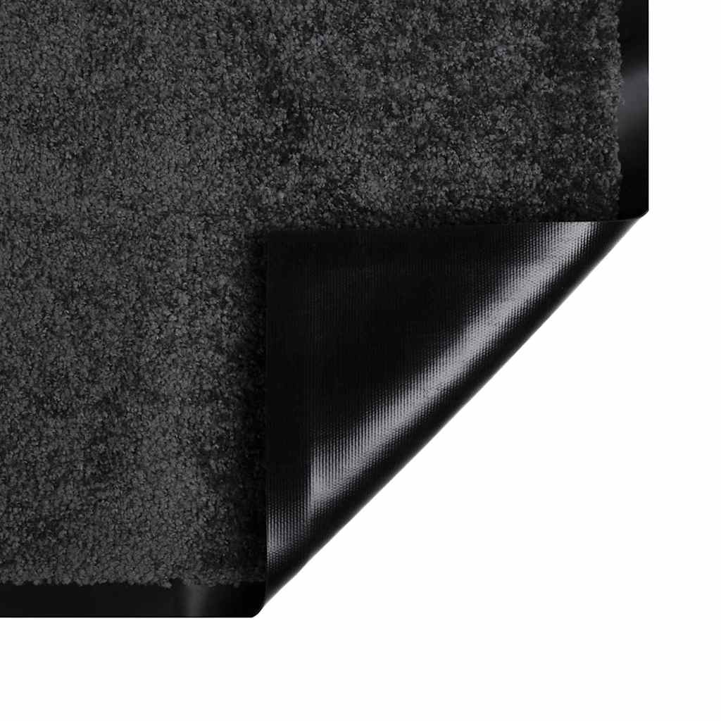 Fußmatte Anthrazit 80 x 120 cm Teddystoff