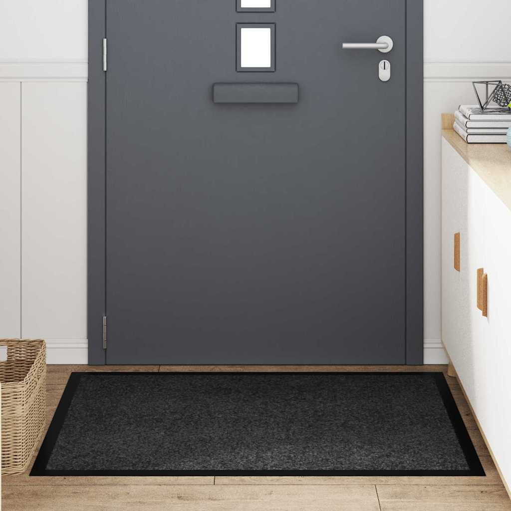 Fußmatte Anthrazit 80 x 120 cm Teddystoff