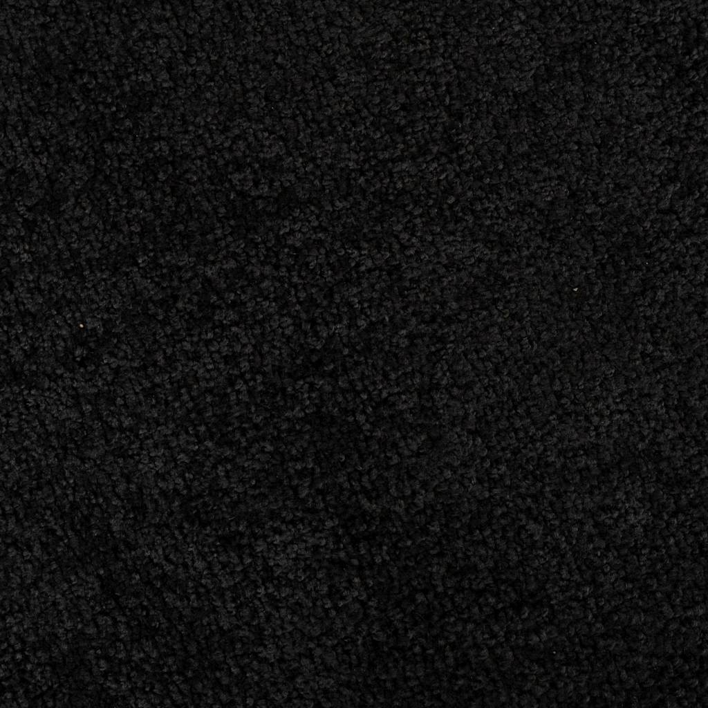Fußmatte Schwarz 60 x 80 cm Teddystoff