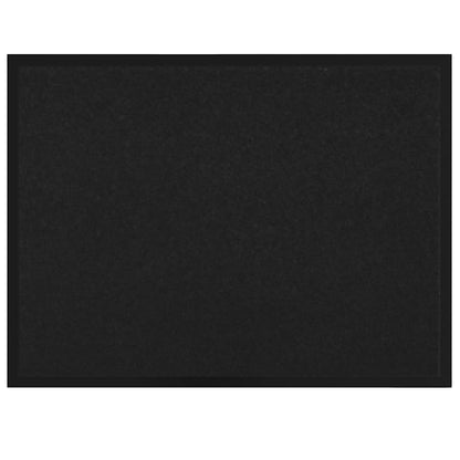 Fußmatte Schwarz 60 x 80 cm Teddystoff