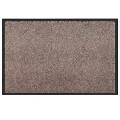 Fußmatte Beige 40 x 60 cm Teddystoff