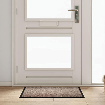 Fußmatte Beige 60 x 80 cm Teddystoff