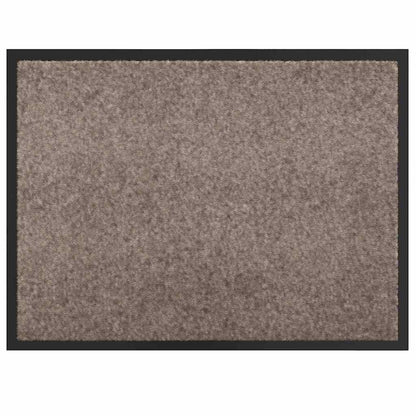 Fußmatte Beige 60 x 80 cm Teddystoff