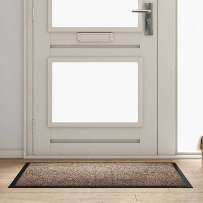 Fußmatte Beige 80 x 120 cm Teddystoff