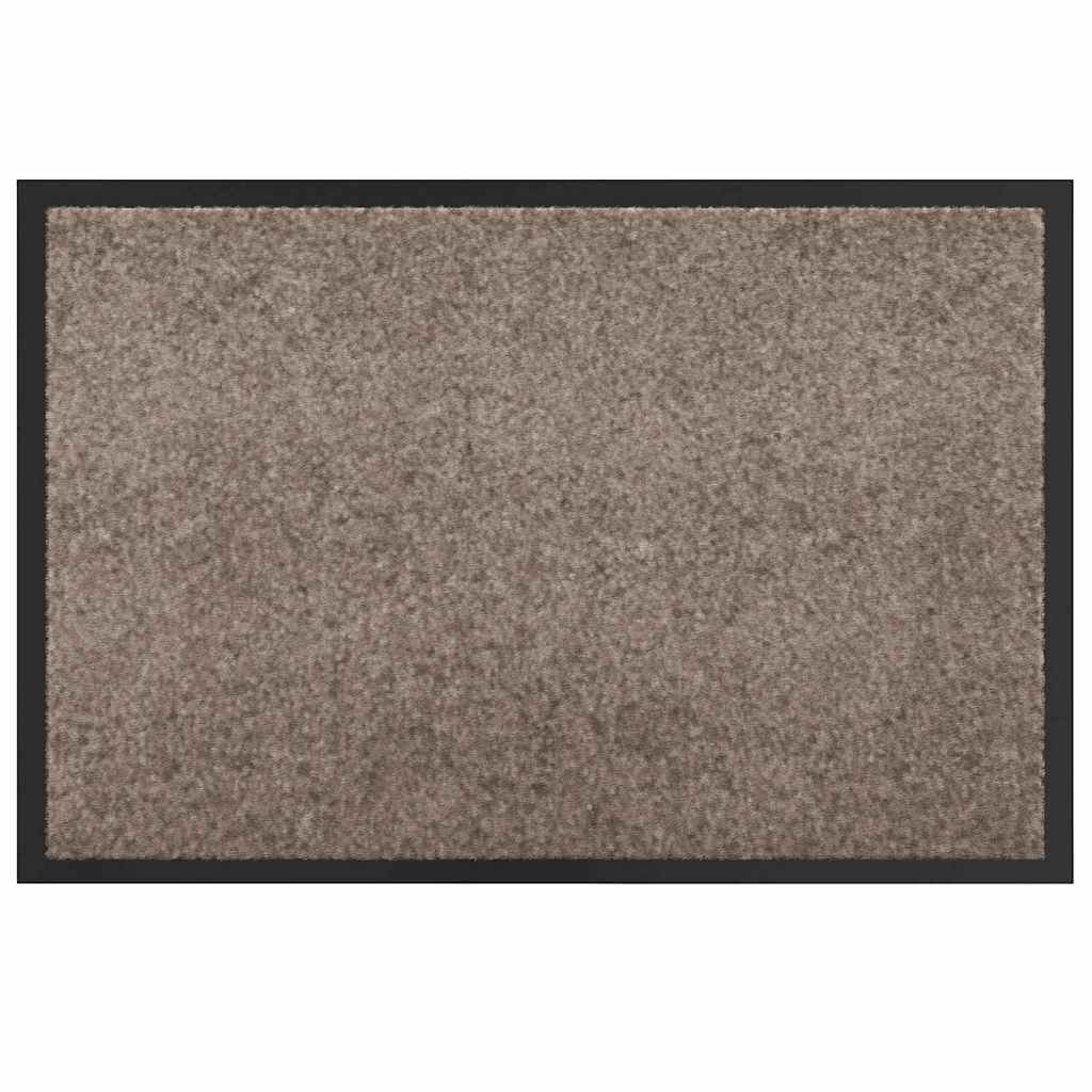 Fußmatte Beige 80 x 120 cm Teddystoff