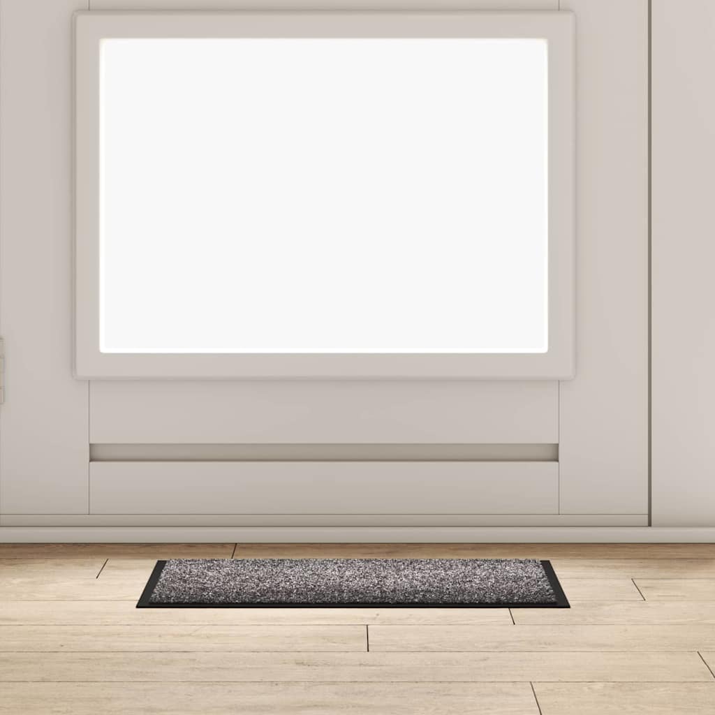 Fußmatte Hellgrau 40 x 60 cm Teddystoff