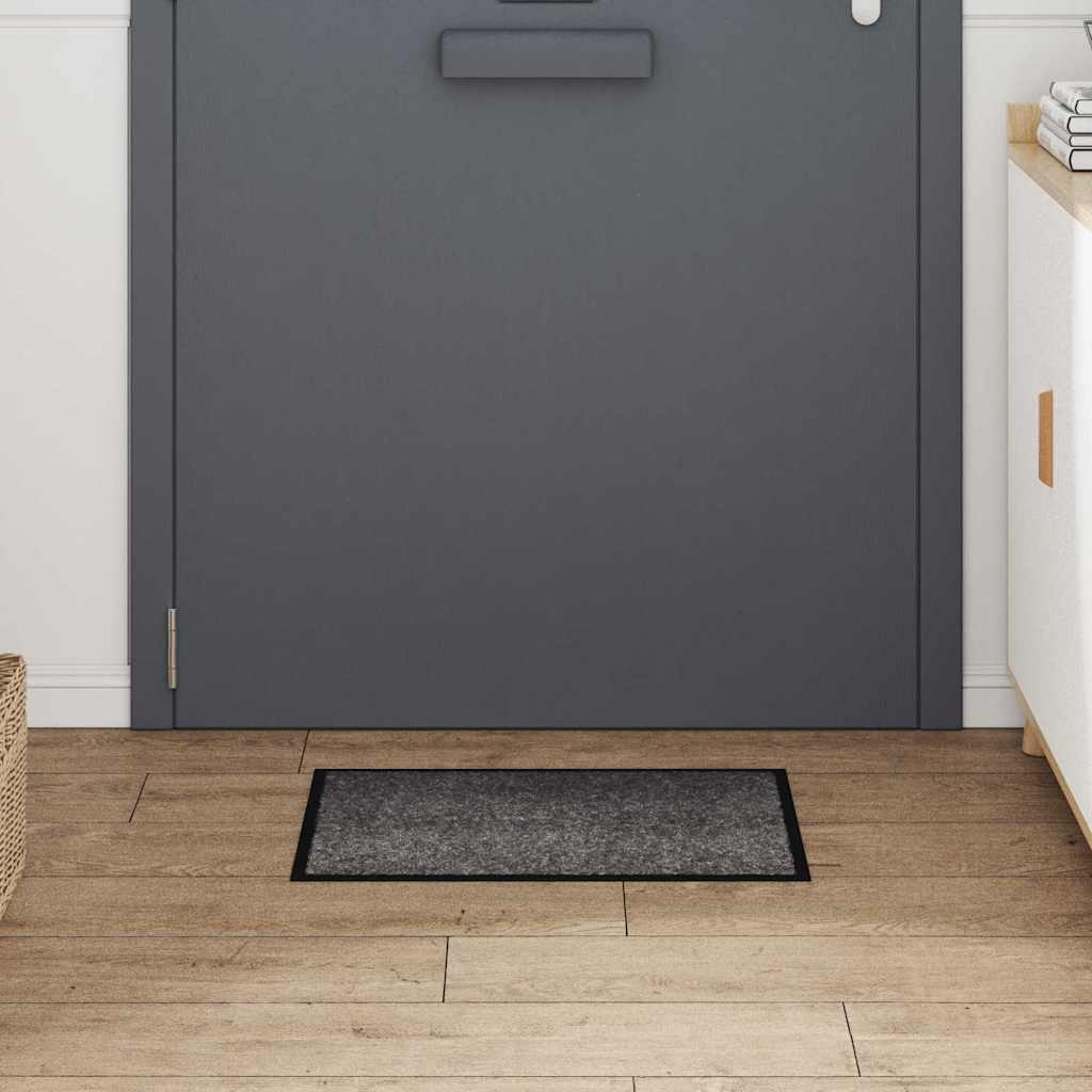 Fußmatte Hellgrau 40 x 60 cm Teddystoff
