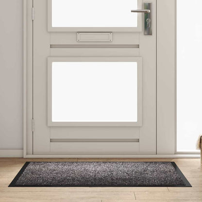 Fußmatte Hellgrau 80 x 120 cm Teddystoff
