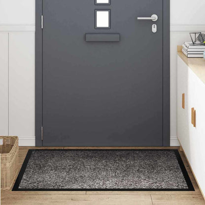 Fußmatte Hellgrau 80 x 120 cm Teddystoff