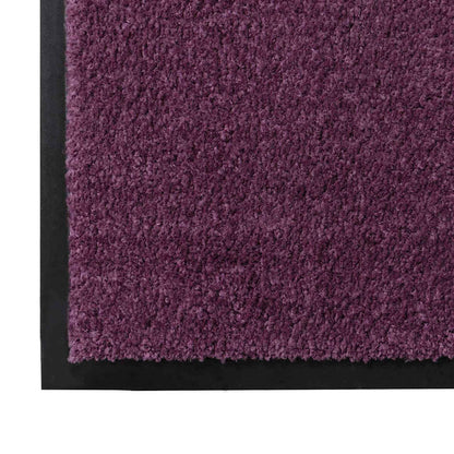 Fußmatte Bordeaux 40 x 60 cm Teddystoff
