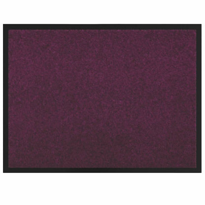 Fußmatte Bordeaux 60 x 80 cm Teddystoff